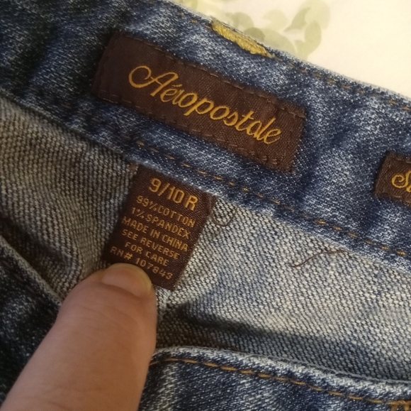 Aeropostale Jeans Women Size 9/10 Regular Stretch Flare Leg Medium Wash - Picture 8 of 8